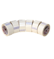 Nastro adesivo bianco XL 50x132mt acrilico silenzioso per imballo MY30 - solvent free - resistente ai raggi UV - alta qualità Nastro adesivo bianco XL 50x132mt acrilico silenzioso per imballo MY30 - solvent free - resistente ai raggi UV - alta qualità