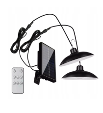 Doppia Lampada solare led a sospensione IP 65 con sensore crepuscolare - telecomando - batteria 1200 mAh misura 14,8x6,4cm Doppia Lampada solare led a sospensione IP 65 con sensore crepuscolare - telecomando - batteria 1200 mAh misura 14,8x6,4cm