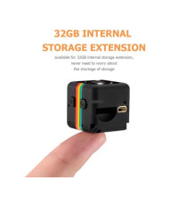 Mini camera webcam SQ11 Full HD 1080P - batteria da 200 mAh - mini usb con cavo 2mt - Dimensioni: 1 pollice - con supporto Mini camera webcam SQ11 Full HD 1080P - batteria da 200 mAh - mini usb con cavo 2mt - Dimensioni: 1 pollice - con supporto