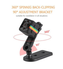 Mini camera webcam SQ11 Full HD 1080P - batteria da 200 mAh - mini usb con cavo 2mt - Dimensioni: 1 pollice - con supporto Mini camera webcam SQ11 Full HD 1080P - batteria da 200 mAh - mini usb con cavo 2mt - Dimensioni: 1 pollice - con supporto