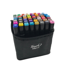 Pennarelli ad alcool da 48pz,doppia punta,penna artistica permanente per bambini e adulti,evidenziatori,dipingere,colorare Pennarelli ad alcool da 48pz,doppia punta,penna artistica permanente per bambini e adulti,evidenziatori,dipingere,colorare