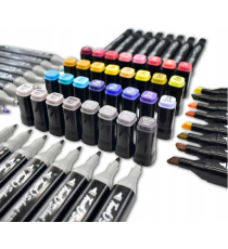 Pennarelli ad alcool da 60pz,doppia punta,penna artistica permanente per bambini e adulti,evidenziatori,dipingere,colorare Pennarelli ad alcool da 60pz,doppia punta,penna artistica permanente per bambini e adulti,evidenziatori,dipingere,colorare
