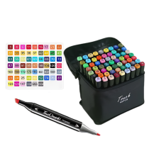 Pennarelli ad alcool da 60pz,doppia punta,penna artistica permanente per bambini e adulti,evidenziatori,dipingere,colorare Pennarelli ad alcool da 60pz,doppia punta,penna artistica permanente per bambini e adulti,evidenziatori,dipingere,colorare