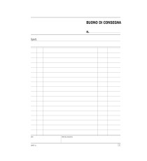 Blocco buoni di consegna - 50/50 copie autoric. - 21,5 x 14,8 cm - DU164570000 - Data Ufficio Blocco buoni di consegna - 50/50 copie autoric. - 21,5 x 14,8 cm - DU164570000 - Data Ufficio