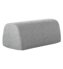 Cuscino schienale divanetto Modulor MDS - grigio - Unisit Cuscino schienale divanetto Modulor MDS - grigio - Unisit