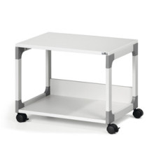 Mobile/carrello Multifunzione System 48 - con ruote - 2 ripiani - 60 x 43,2 x 47,7 cm - grigio - Durable