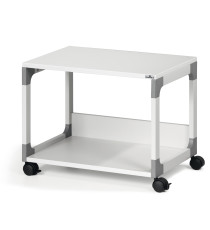 Mobile/carrello Multifunzione System 48 - con ruote - 2 ripiani - 60 x 43,2 x 47,7 cm - grigio - Durable