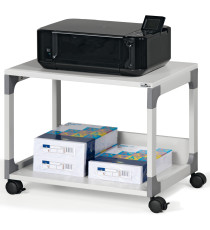 Mobile/carrello Multifunzione System 48 - con ruote - 2 ripiani - 60 x 43,2 x 47,7 cm - grigio - Durable