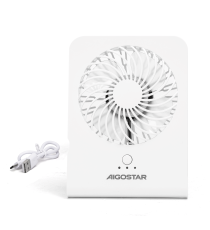 Ventilatore da tavolo potenza 5W, diametro griglia:120mm, ricarica Usb, piccolo e compatto 3 velocità di ventilazione Ventilatore da tavolo potenza 5W, diametro griglia:120mm, ricarica Usb, piccolo e compatto 3 velocità di ventilazione
