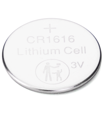 Batteria a bottone CR1616 3V 5pz al Litio - alta qualità, di grande durata - Dimensioni: L16xW16xH1.6mm Batteria a bottone CR1616 3V 5pz al Litio - alta qualità, di grande durata - Dimensioni: L16xW16xH1.6mm