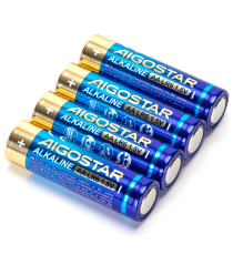 Batteria alcalina stilo AA LR6 1.5V 4pz alta qualità, di grande durata - Senza mercurio e rispettoso dell'ambiente Batteria alcalina stilo AA LR6 1.5V 4pz alta qualità, di grande durata - Senza mercurio e rispettoso dell'ambiente