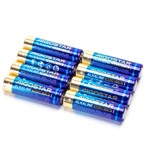 Batteria alcalina stilo AA LR6 1.5V 8pz alta qualità, di grande durata - Senza mercurio e rispettoso dell'ambiente Batteria alcalina stilo AA LR6 1.5V 8pz alta qualità, di grande durata - Senza mercurio e rispettoso dell'ambiente
