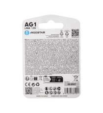 Batteria a bottone LR621 AG1 4pz 1.5V - alta qualità, di grande durata - Dimensioni: L6.8xW6.8xH2.15mm Batteria a bottone LR621 AG1 4pz 1.5V - alta qualità, di grande durata - Dimensioni: L6.8xW6.8xH2.15mm