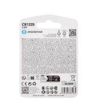 Batteria a bottone CR1225 3V 2pz al Litio - alta qualità, di grande durata - Dimensioni: L12.5xW12.5xH2.5mm Batteria a bottone CR1225 3V 2pz al Litio - alta qualità, di grande durata - Dimensioni: L12.5xW12.5xH2.5mm