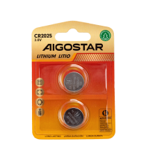 Batteria a bottone CR2025 3V 2pz al Litio - alta qualità, di grande durata - Dimensioni: L20xW20xH2.5mm Batteria a bottone CR2025 3V 2pz al Litio - alta qualità, di grande durata - Dimensioni: L20xW20xH2.5mm