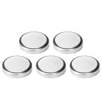 Batteria a bottone CR2450 3V 5pz al Litio - alta qualità, di grande durata - Dimensioni: L24.5xW24.5xH5.0mm Batteria a bottone CR2450 3V 5pz al Litio - alta qualità, di grande durata - Dimensioni: L24.5xW24.5xH5.0mm