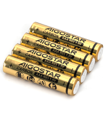 Batteria zinco-carbone mini stilo AAA LR03 1.5V 4pz alta qualità, di grande durata - Senza mercurio e rispettoso dell'ambiente