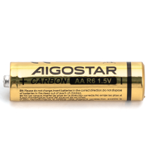 Batteria zinco-carbone stilo AA LR6 1.5V 4pz alta qualità, di grande durata - Senza mercurio e rispettoso dell'ambiente Batteria zinco-carbone stilo AA LR6 1.5V 4pz alta qualità, di grande durata - Senza mercurio e rispettoso dell'ambiente