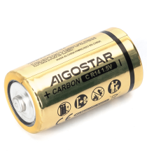 Batteria zinco-carbone mezza torcia R14 MN1400 C 1.5V 2pz alta qualità, di grande durata - Senza mercurio Batteria zinco-carbone mezza torcia R14 MN1400 C 1.5V 2pz alta qualità, di grande durata - Senza mercurio