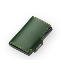 Porta tessere Mondraghi Racing green,mini wallet in pelle con protezione RFID,fino a 9 cards + banconote Made in Italy Porta tessere Mondraghi Racing green,mini wallet in pelle con protezione RFID,fino a 9 cards + banconote Made in Italy
