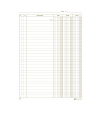 Schede dare/avere/saldo - 24 x 17 cm - verde - Edipro - conf. 100 pezzi Schede dare/avere/saldo - 24 x 17 cm - verde - Edipro - conf. 100 pezzi
