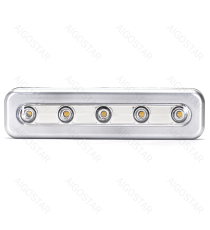 Luce led per armadio 17,8cm 35lm luce fredda 6500K, 0.23W, on/off tramite pressione sulla luce, funzionamento a batteria!