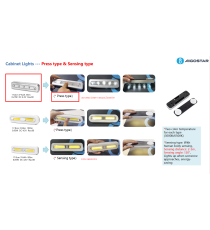 Luce led per armadio 17,8cm 35lm luce fredda 6500K, 0.23W, on/off tramite pressione sulla luce, funzionamento a batteria!