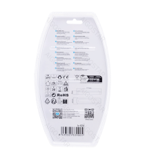 Luce led per armadio 17,8cm 35lm luce fredda 6500K, 0.23W, on/off tramite pressione sulla luce, funzionamento a batteria!