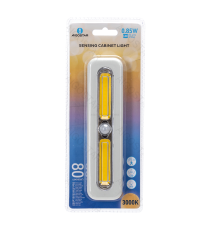 Luce led per armadio con sensore 17,8cm 80lm luce calda 3000K, 0.85W, on/off automatico tramite sensore, rilevamento fino a 5mt!