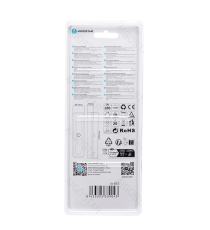 Luce led per armadio con sensore 17,8cm 80lm luce fredda 6500K, 0.85W, on/off automatico tramite sensore,rilevamento fino a 5mt