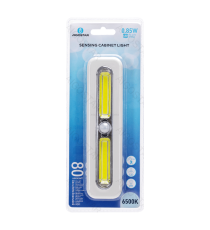 Luce led per armadio con sensore 17,8cm 80lm luce fredda 6500K, 0.85W, on/off automatico tramite sensore,rilevamento fino a 5mt
