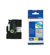 Brother - Nastro metallizzato - Nero/argento opaco - TZEM931 - 12mm x 8mt Brother - Nastro metallizzato - Nero/argento opaco - TZEM931 - 12mm x 8mt