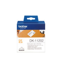 Brother - Rotolo 300 Etichette 62 x 100 mm - Nero/Bianco - DK-11202 Brother - Rotolo 300 Etichette 62 x 100 mm - Nero/Bianco - DK-11202