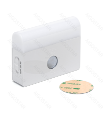 Luce led per armadio con sensore 40lm luce calda 3000K, 0.5W, on/off automatico tramite sensore + pulsante ,rilevamento a 3mt