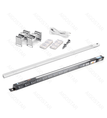 Lampada led per armadio con sensore 6W 540lm luce fredda 5700k con ricarica USB, Dimensioni L600xW24xH15mm,on/off automatico