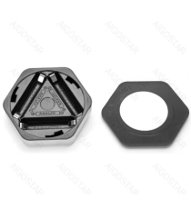 Luce notturna esagono con sensore di movimento 30 lumen, luce fredda 6500K, 0.44W, a batteria, Distanza di rilevamento 2-5mt Luce notturna esagono con sensore di movimento 30 lumen, luce fredda 6500K, 0.44W, a batteria, Distanza di rilevamento 2-5mt