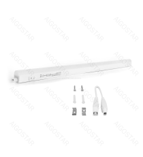 Tubo LED T5 8w,920 lumen,luce calda 3000K,lampada batten light misura L573xW22xH30 mm Equivalenza incandescente: 67W