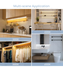 Tubo LED T5 8w,920 lumen,luce calda 3000K,lampada batten light misura L573xW22xH30 mm Equivalenza incandescente: 67W