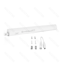 Tubo LED T5 4w,480 lumen,luce fredda 6500K,lampada batten light misura L313xW22xH30mm Equivalenza incandescente: 41W