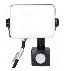 Flood light LED antiabbagliamento con sensore 20W 2200 lumen,luce naturale 4000K IP65 faro led Dimensioni: L122xW164xH54mm