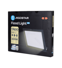 Flood light LED 200W 17600 lumen,luce naturale 4000K IP65 faro led Dimensioni:L400xW333xH32.5mm Equivalenza incand. 800W Serie05