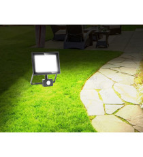 Flood light LED con sensore 10W 750 lumen,luce fredda 6500K IP65 faro led Dimensioni:L150xW114xH53mm Serie05