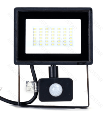 Flood light LED con sensore 30W 2510 lumen,luce naturale 4000K IP65 faro led Dimensioni:L189xW150xH53mm Serie05