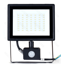 Flood light LED con sensore 50W 4300 lumen,luce naturale 4000K IP65 faro led Dimensioni:L220xW180xH53mm Serie05