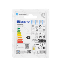 Lampadina Led G4 2W 250 lumen luce fredda 6500K Dimensioni:D10.5xH37mm Equivalenza incandescente:25W Angolo illuminazione 360