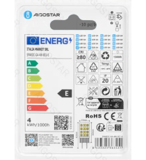 Lampadina Led G4 4W 480 lumen luce fredda 6500K Dimensioni:D17xH42 mm Equivalenza incandescente:41W Angolo illuminazione 360 Lampadina Led G4 4W 480 lumen luce fredda 6500K Dimensioni:D17xH42 mm Equivalenza incandescente:41W Angolo illuminazione 360