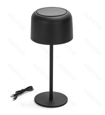 Lampada da scrivania nera ad energia solare 3W 280lumen,luce calda 3000K touch,da tavolo,regolazione intensità L130xW130xH300mm Lampada da scrivania nera ad energia solare 3W 280lumen,luce calda 3000K touch,da tavolo,regolazione intensità L130xW130xH300mm