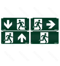 Luce di emergenza 3.6W 135 lumen, luce fredda 6500K, Durata dell'emergenza: 3h, Dimensioni: L339xW245xH42mm, batteria al litio